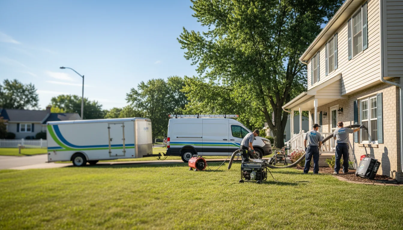 Flooded Basement Restoration And Cleanup With Repair in Washta, IA near me